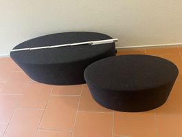 2 stylische Sitzmöbel, Bezug abnehmbar