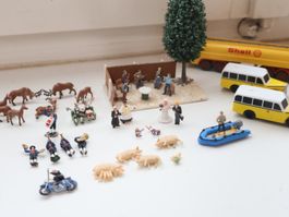 Preiser sehr viele schöne Figuren H0 - Musiker, Fischer ....