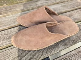Babouches: Wildleder sand (38.5/39)-ANGEBOT