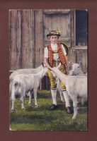 APPENZELL - Tracht und Ziege - Gaisbub - 1923