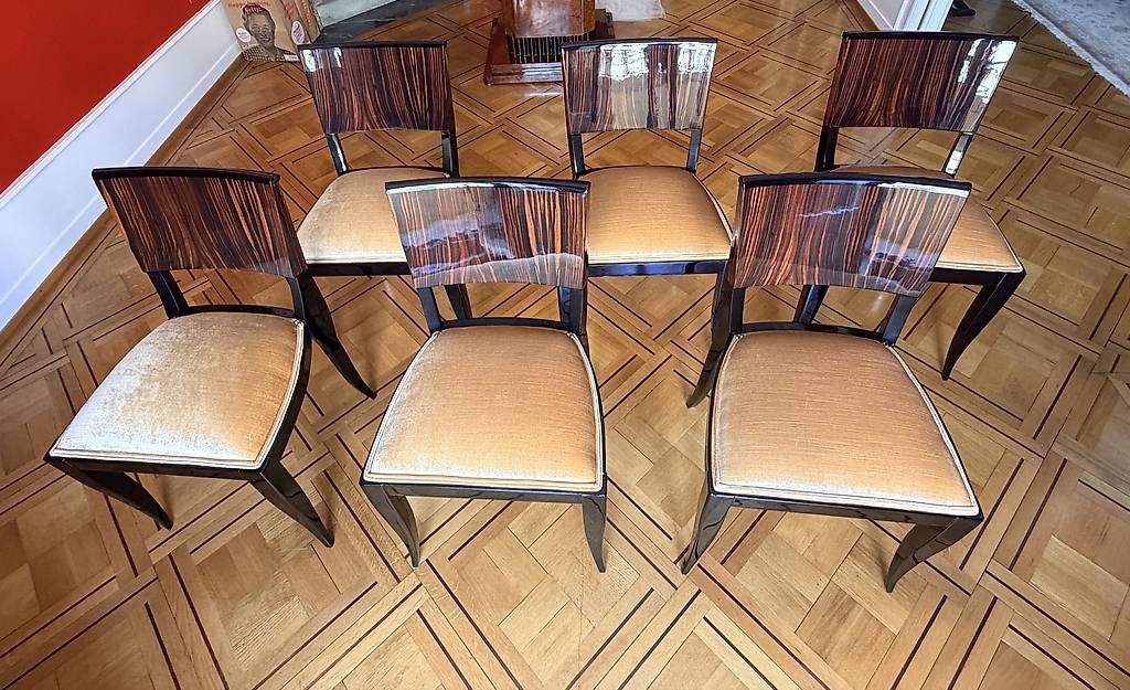 Stühle: 6 chaises Art Déco 1930  – Gebraucht aus Genève von jfpa 4