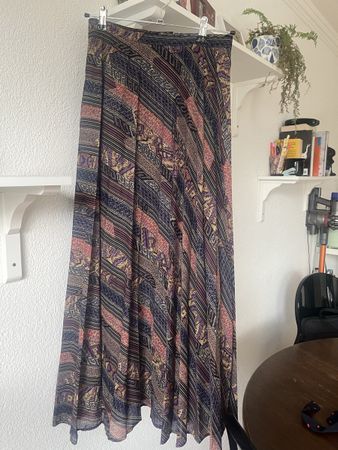 Wunderschönen Hippie Vintage Maxirock