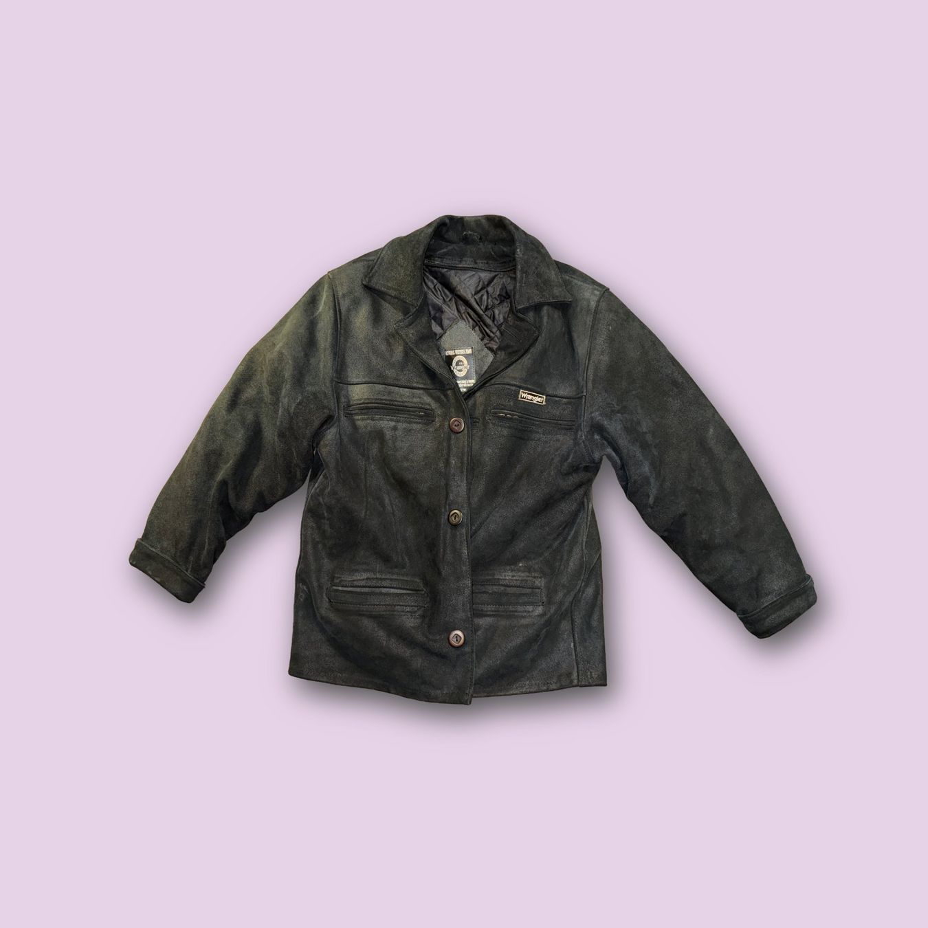 Giacche: Vintage Wrangler Lederjacke – Usato da Dornach venduto da cue_b2gl