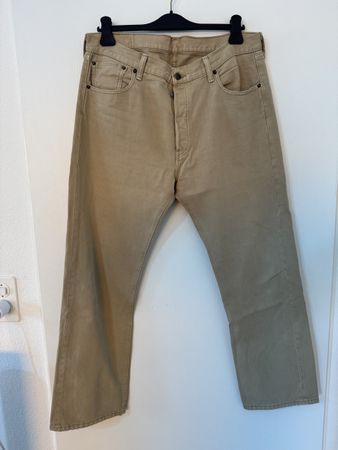 Levi's 501 Jeans beige Grösse W36 L30 oryginal Vintage