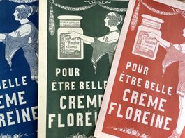 Floréine Crème- 3 alte Werbungen / Anciennes publicités 1924