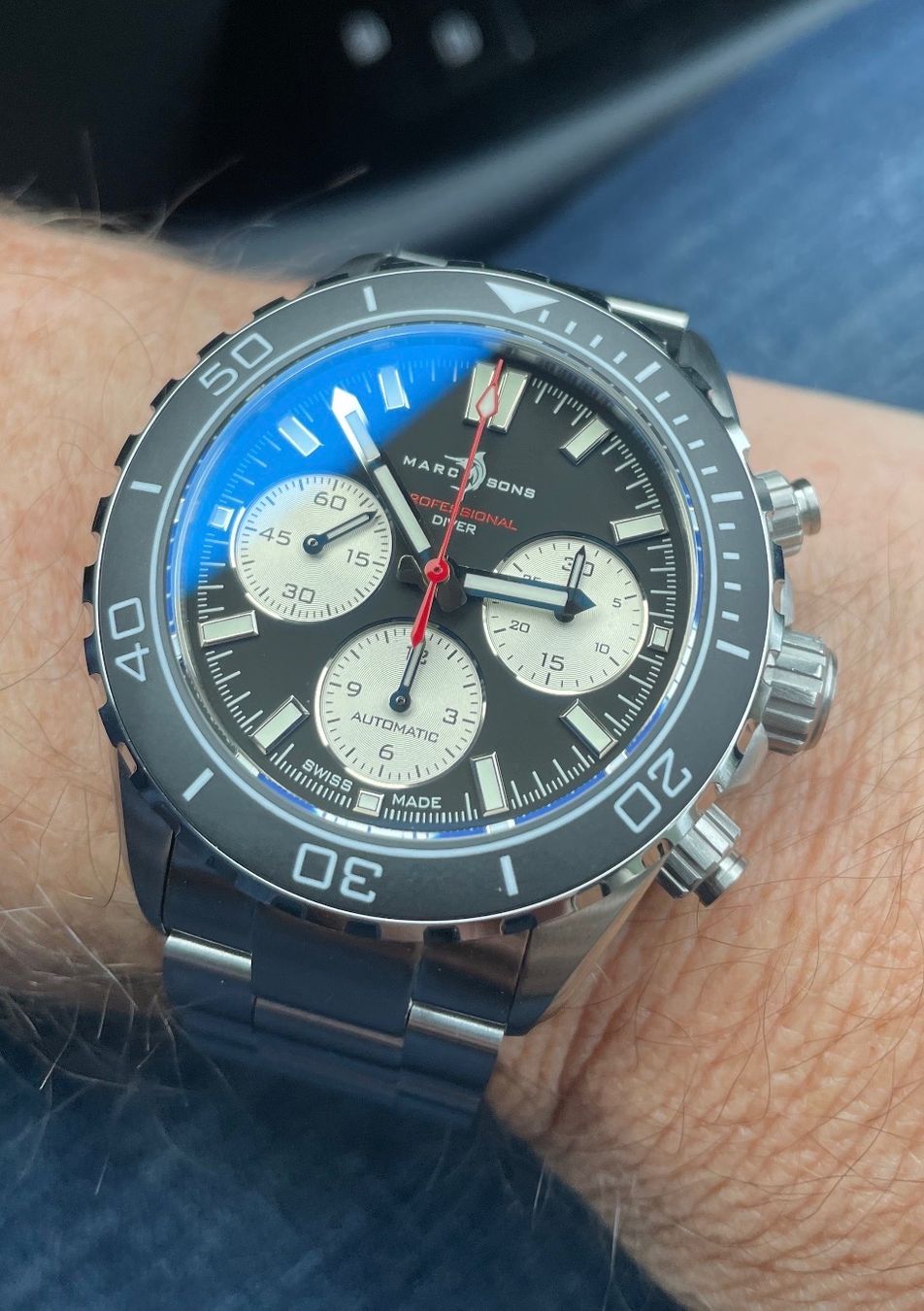 Orologi: Marc & Sons Chrono Automatic Swiss Made – Usato da Thun venduto da Mumi 1