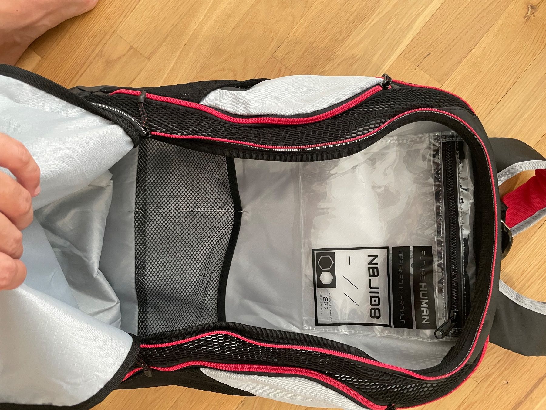 Zaini: Nabaiji Backpack Black Red – Usato da Chêne-Bougeries venduto da and_q6xj 1
