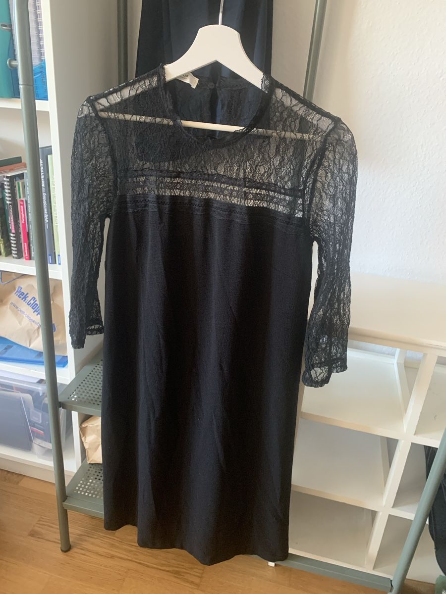 Promod Vestiti: Schwarzes Spitzenkleid – Nuovo (secondo la descrizione) da Basel venduto da ari_xy65