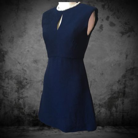 Dress Sandro Blue Deep Women 36 (S)