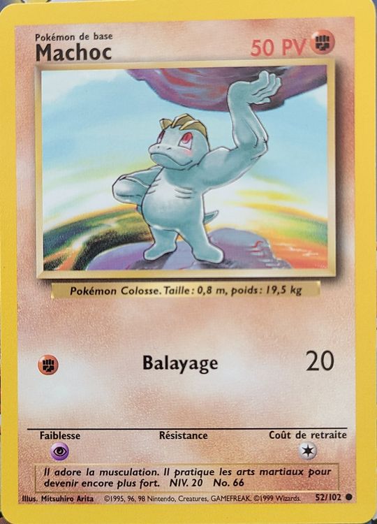Pokémon Carte collezionabili: Carte Pokémon Machoc (Set de base) 52/102 (fr) – Nuovo (secondo la descrizione) da Bex venduto da Edji1138 4