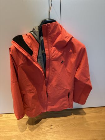 Peak Performance Hardshell Jacke rot Grösse S gebraucht