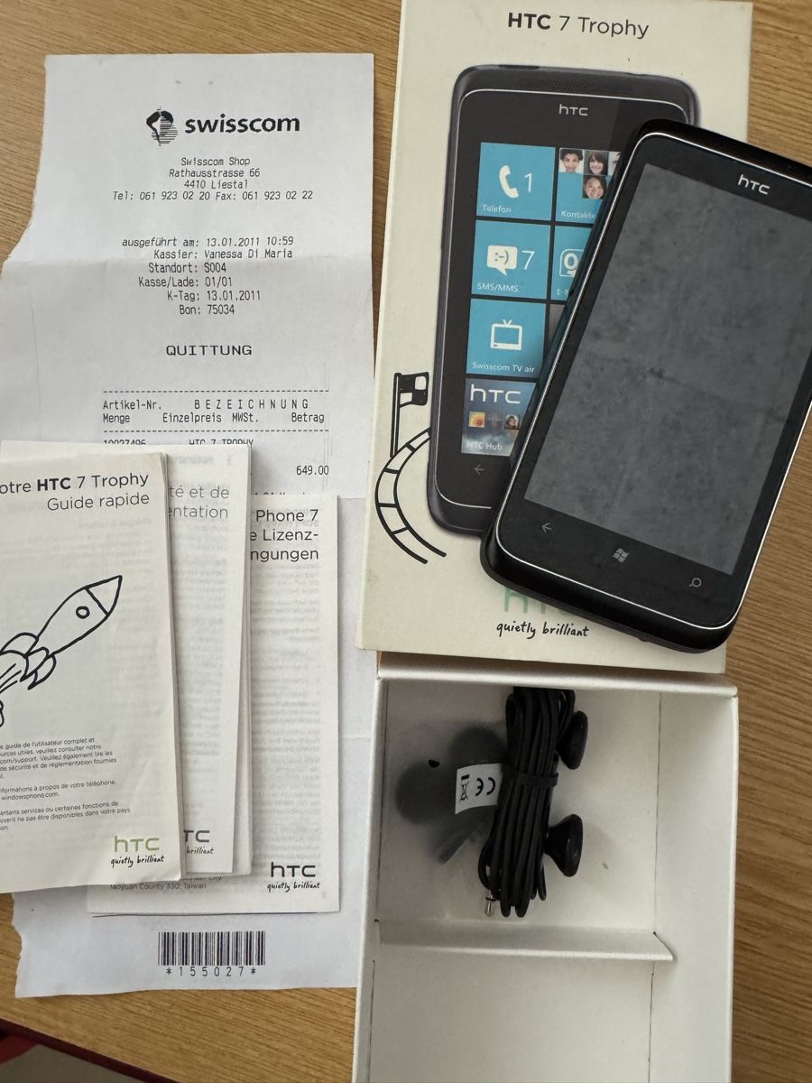 HTC Handys / Smartphones: HTC 7 Trophy – Neu und originalverpackt aus Reigoldswil von pet_dj8f 1