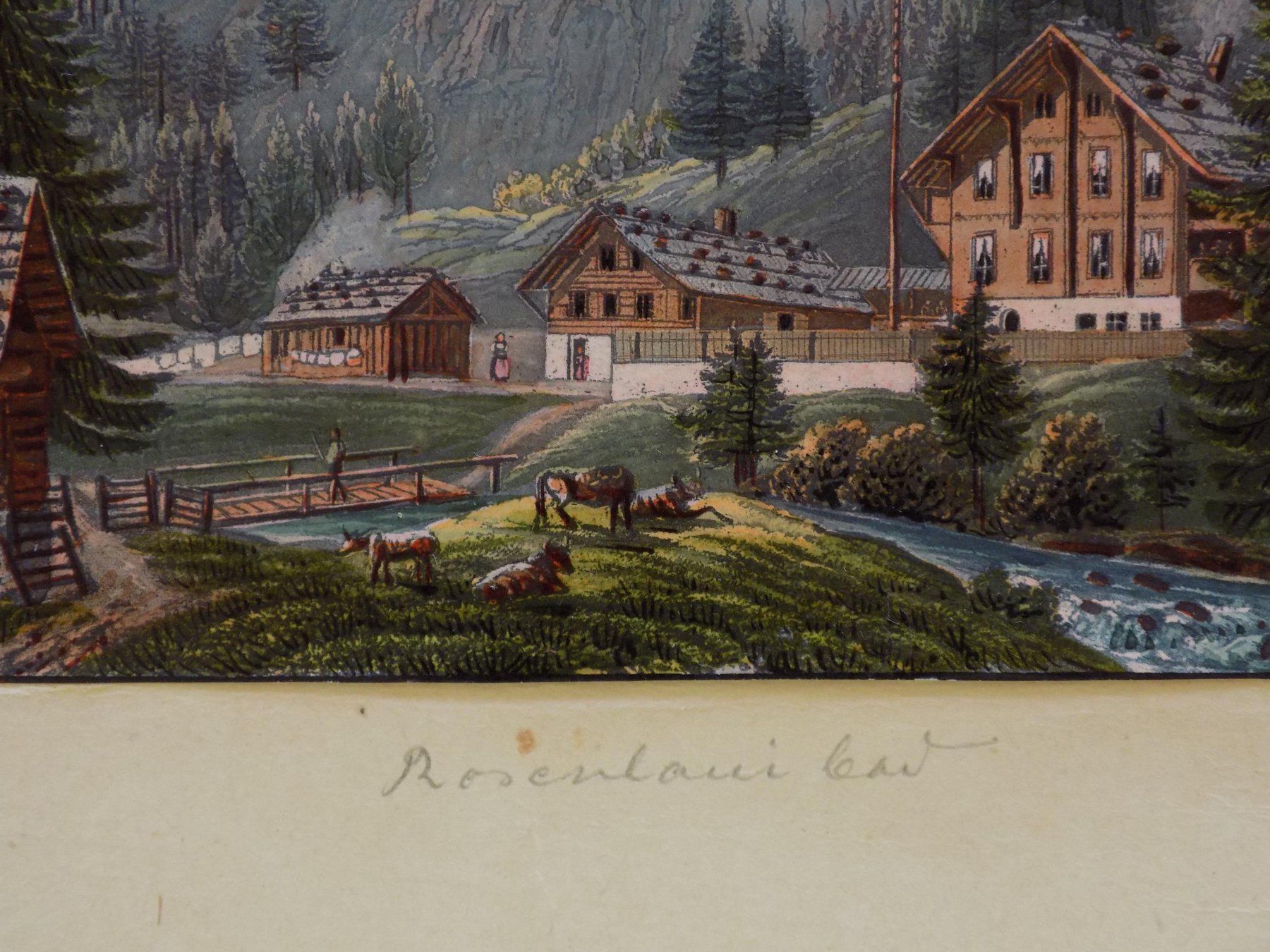 Gravures: Rosenlaui Berner Oberland – D'occasion à Risch par Antikfee 2
