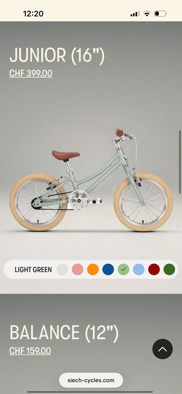 Siech Biciclette: Kinder Fahrrad SIECH Junior 16'' – Usato da Ostermundigen venduto da Eryne_93 5