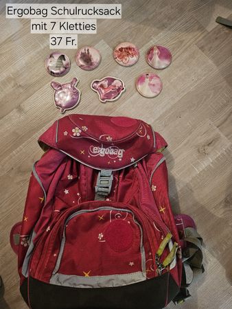 Ergobag Schulrucksack mit 7 Kletties 