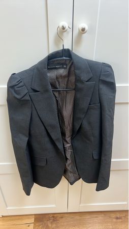 Zara Woman Blazer anthrazit mit Innenfutter neuwertig
