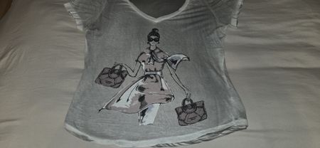 Liebeskind T-Shirt Motiv Frau Grösse L/XL