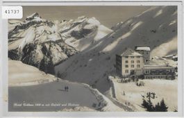 Hotel Trübsee mit Eisfeld und Hahnen