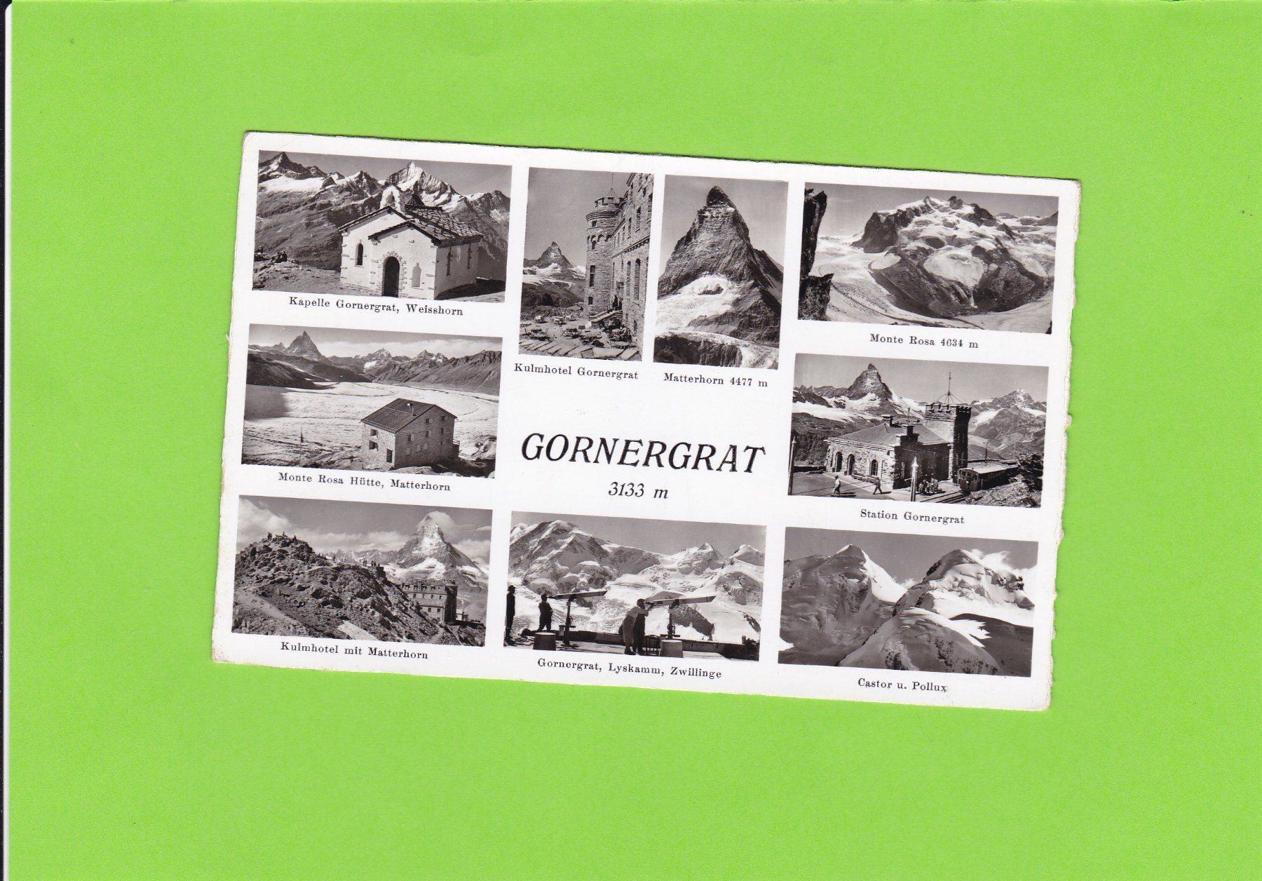 Cartoline postali: Gornergrat – Usato da St. Peterzell venduto da neckertal
