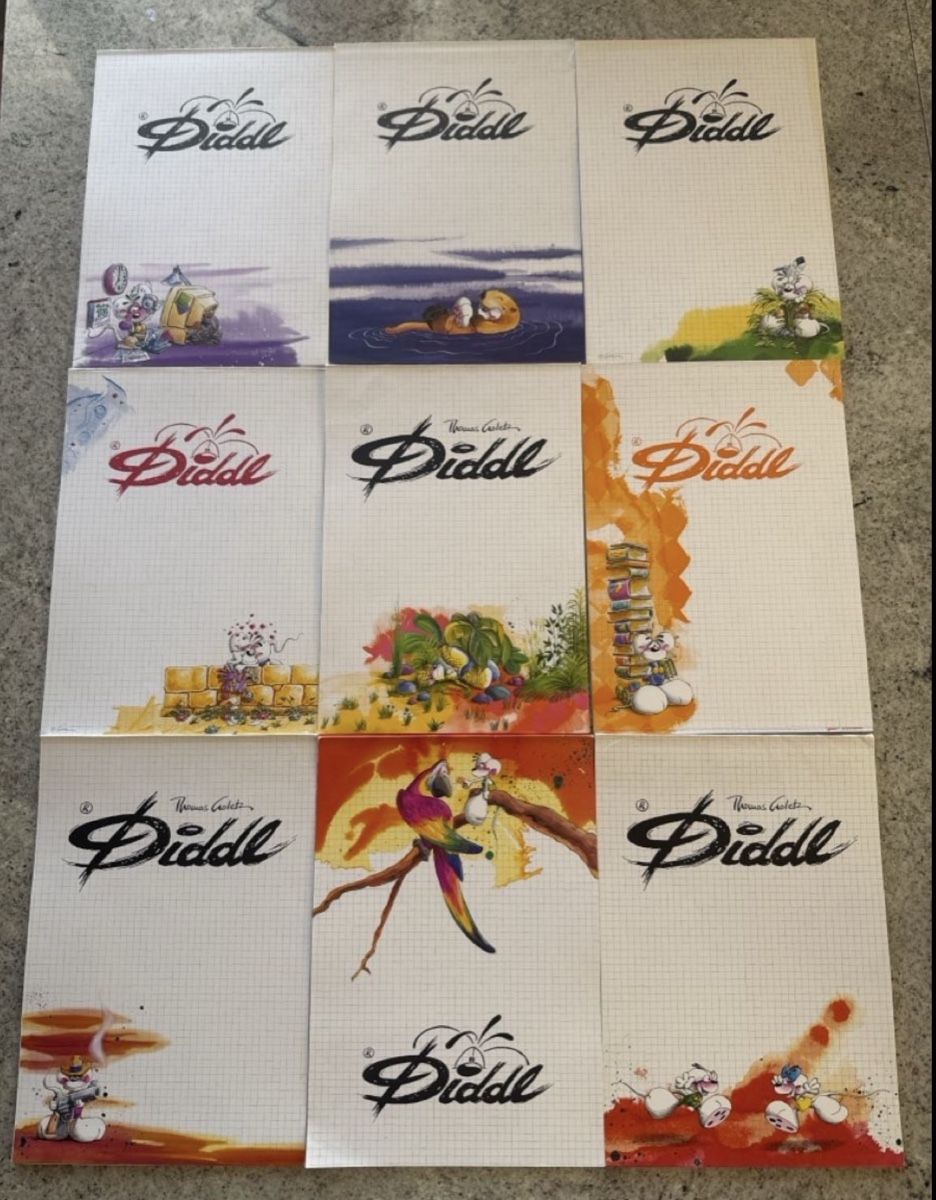 Papier: Diddlblätter-Set alt, 44stk. A5/A4 – D'occasion à Heiden par Bettyk11. 3
