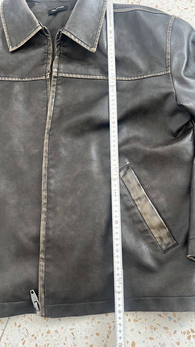 Giacche: Unisex Oversize Lederjacke Yourturn Gr. S – Usato da Tagelswangen venduto da Bomu 7