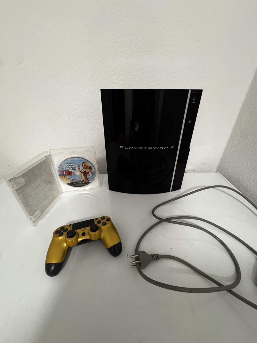 Sony Konsolen: PlayStation 3 + GTA + PS4 Controller – Gebraucht aus Gränichen von gloirevede