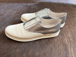 Sneaker von TOD'S weiss/silber Grösse 37,5/38