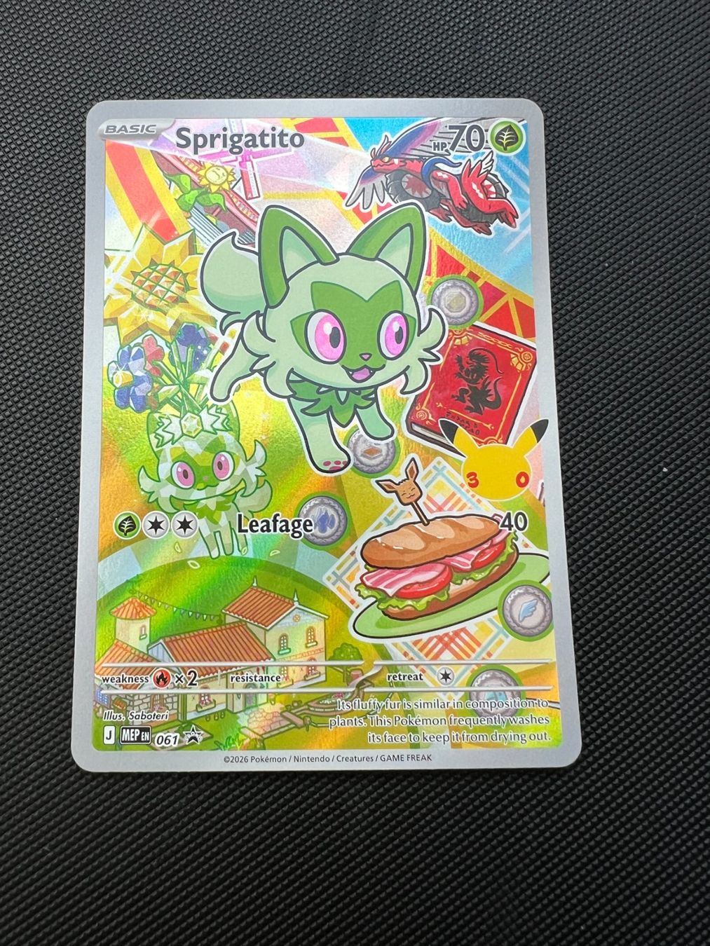 Pokémon Carte collezionabili: sprigatito promo 061 – Nuovo (secondo la descrizione) da St-Blaise venduto da Ralphro