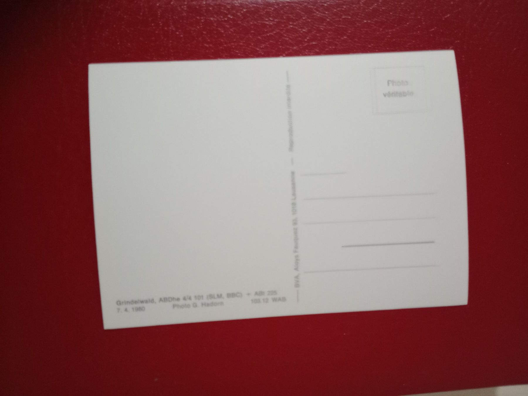 Cartoline postali: AK Bahn WAB in Grindelwald Bern – Usato da Küttigen venduto da Melisch1000 1