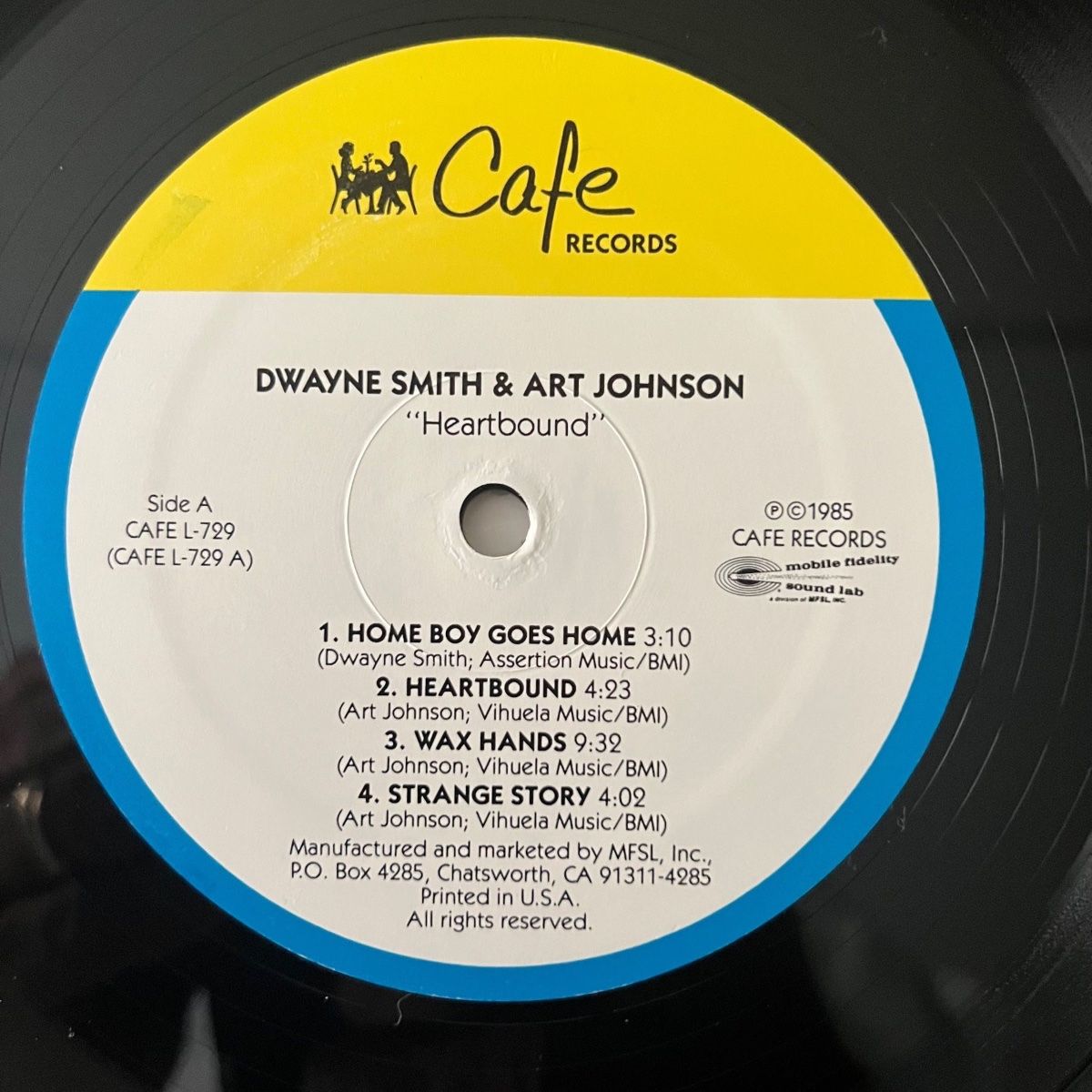 Schallplatten: Dwayne Smith & Art Johnson - Heartbound / US-Press.1985 MFSL – Gebraucht aus Gais von soundcave57 2