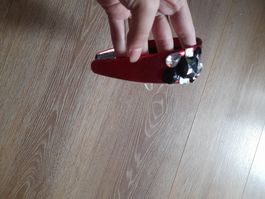 Schöner Haarreif breit rot auffallend