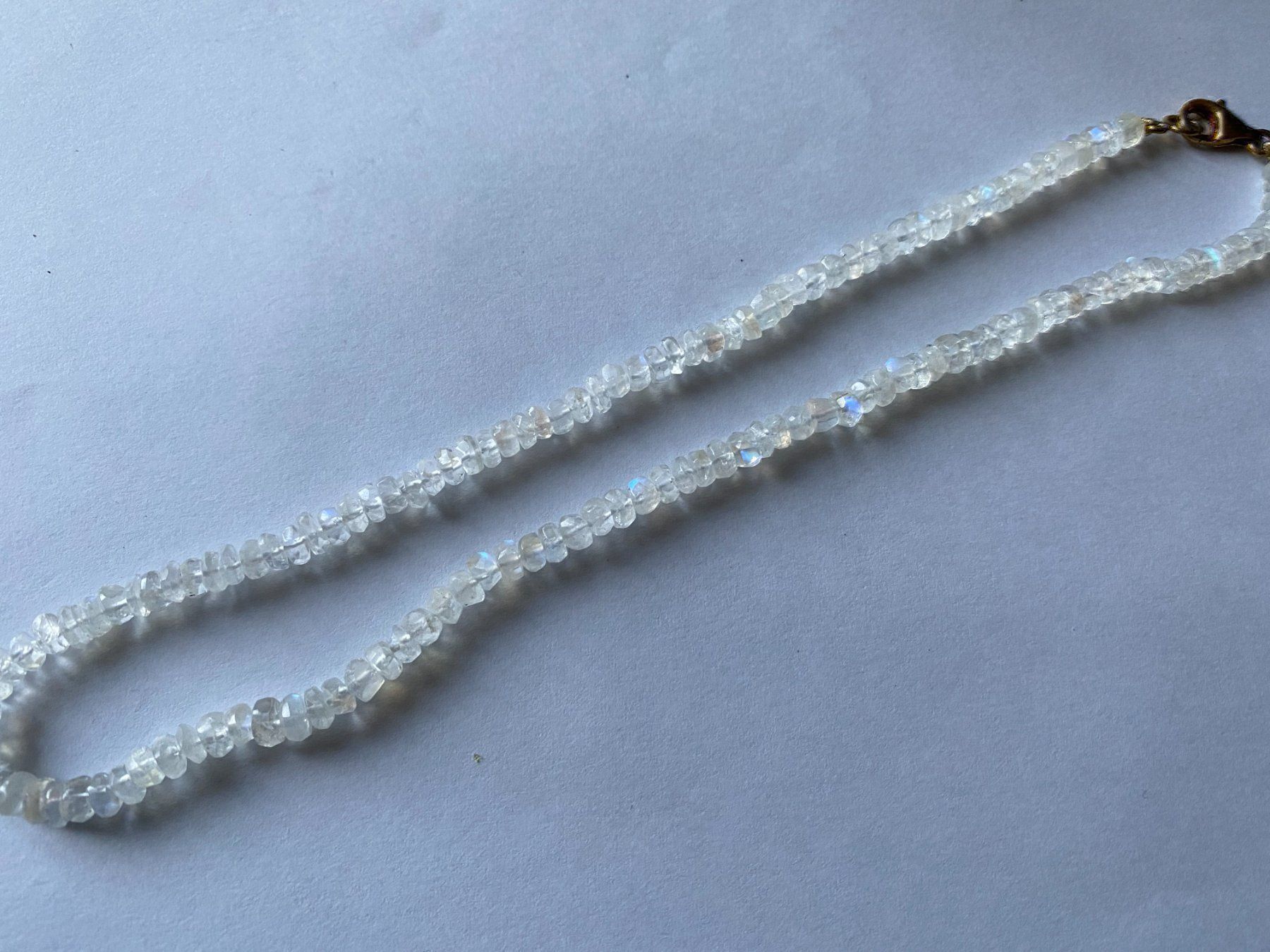 Ketten: Kette Labradorit, Länge 40cm (9) – Neu (gemäss Beschreibung) aus Muri b. Bern von Silberqualle 1