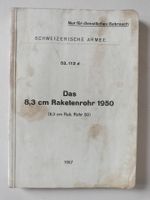 Antikes Schweizer Armee Militär Büchlein von 1957