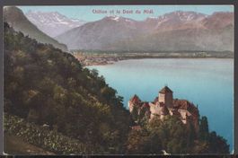 Chillon et la Dent du Midi   1910