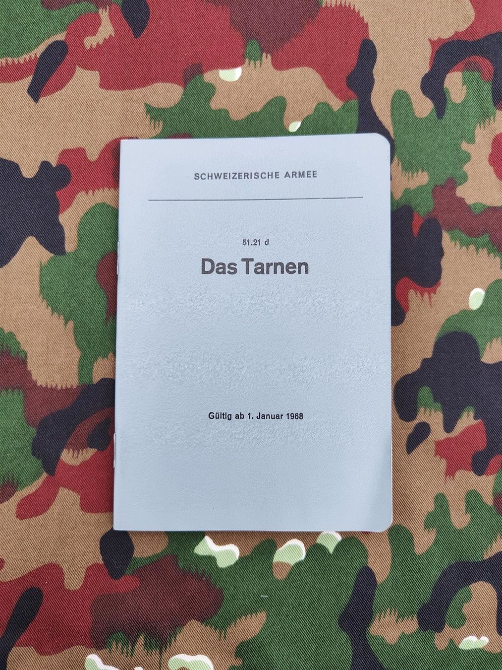 Zeitschriften & Magazine: Reglement 51.21 d, Das Tarnen, 07.1968 – Gebraucht aus Bauma von SwissMilitaria