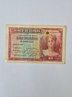 10 Peseten Spanien 1935