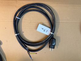 Câble d'alimentation 2.9m avec fiche Schuko noir