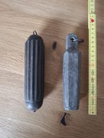 2 Alte Uhrengewichte