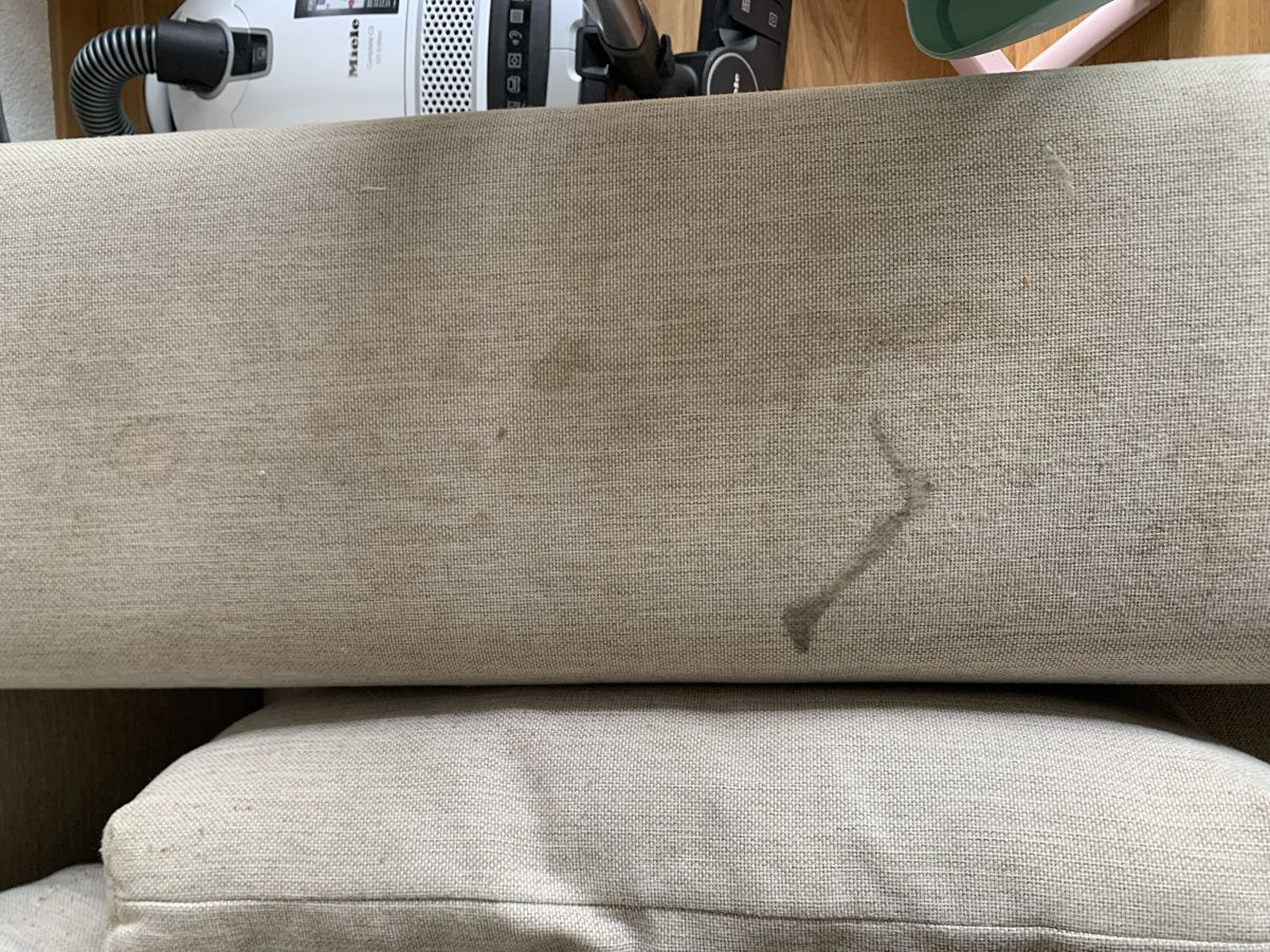 Divani: Ecksofa hellbeige mit Gebrauchsspuren gebraucht Zustand – Usato da Wetzikon ZH venduto da Goldenkruemel 1
