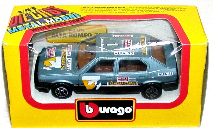 Alfa Romeo Giulietta Rally BBURAGO 1:43 (Neu und originalverpackt) in Ortschwaben für CHF 14