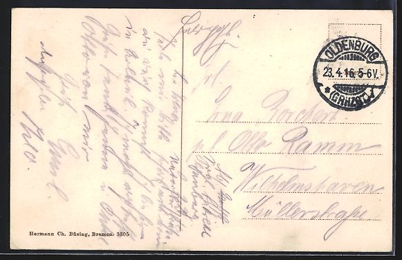 Cartoline postali: Grusskarten-AK Oldenburg / O., Partie am – Usato da Berlin venduto da bartko-reher 1