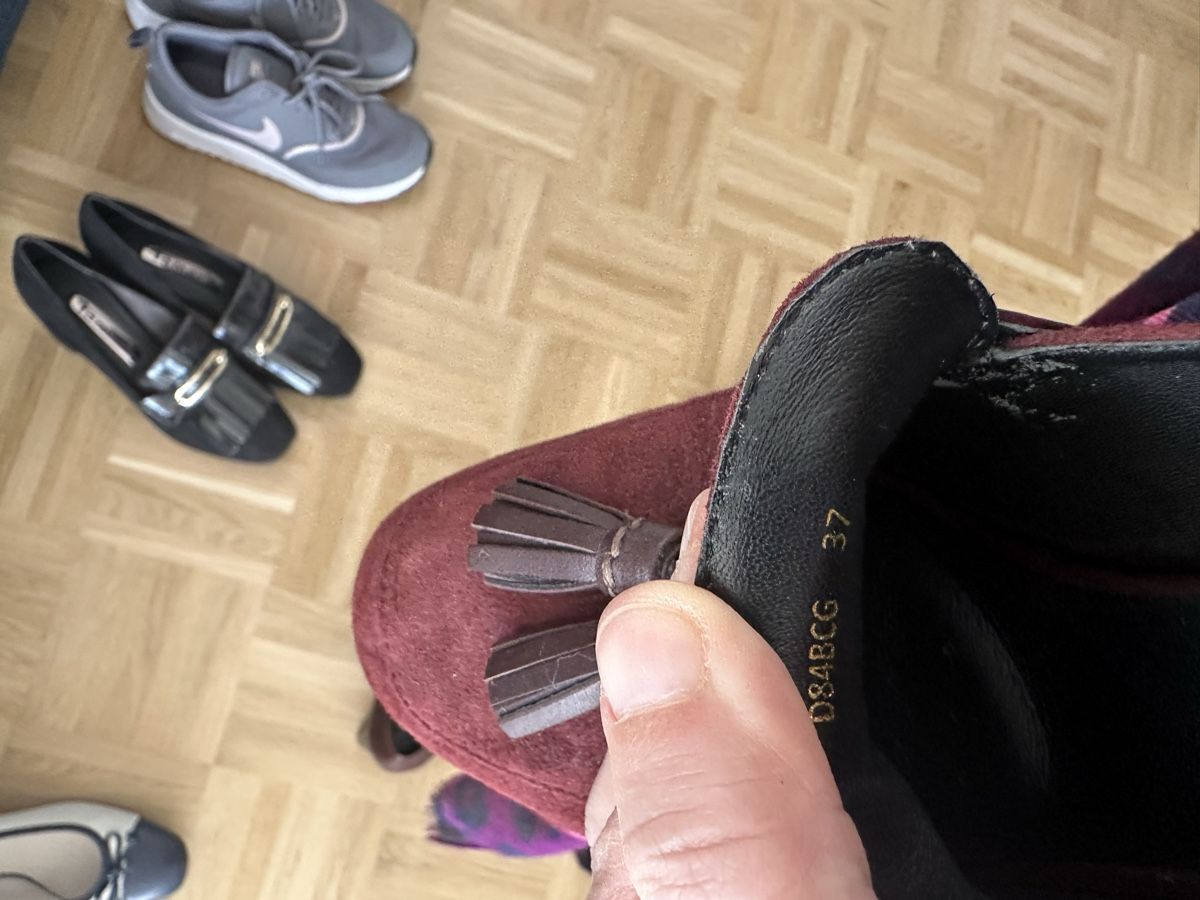 Geox Damenschuhe: Geox - Wildleder Loafer mit Blockabsatz Gr. 37 – Gebraucht aus Haag (Rheintal) von est_xs7r 4