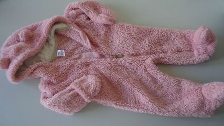 Baby Overall Carter's Plüsch rosa Grösse 6Monate