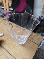 Glasvase, Blumenvase, Dekoration, Vintage (V)