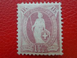 Stehende Helvetia: 71A ungebraucht * mit Gummi, Kat: 600.-