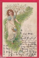 PRÄGEKARTE, FRÖHLICHE PFINGSTEN, 25.5.1904