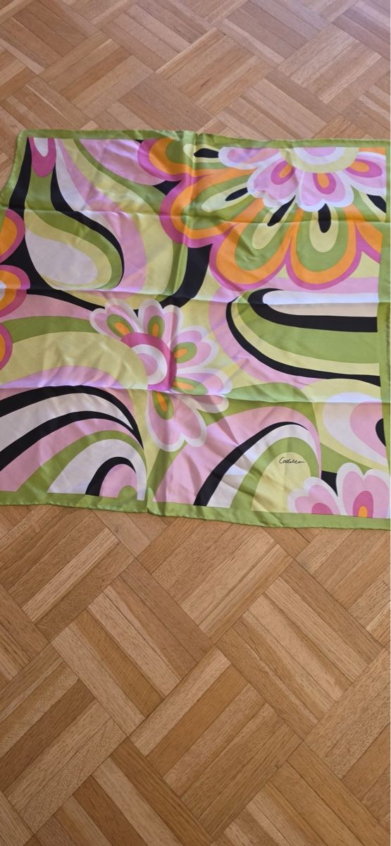 Foulard & Sciarpe: Codello Seidentuch, Frühlingsfarben, Top Zustand! – Usato da St. Gallen venduto da mania03