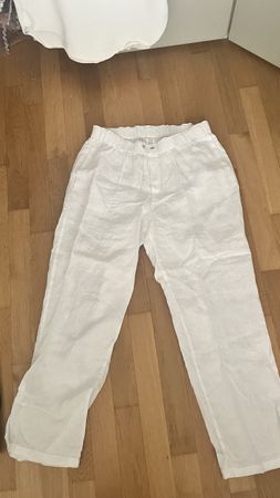 Leinenhose Damen Weiss Grösse S neuwertig
