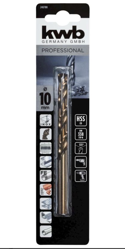 Würth Alle Werkzeuge: kwb COBALT Spiralbohrer 10.0 mm – Neu und originalverpackt aus Hittnau von Oracel 2