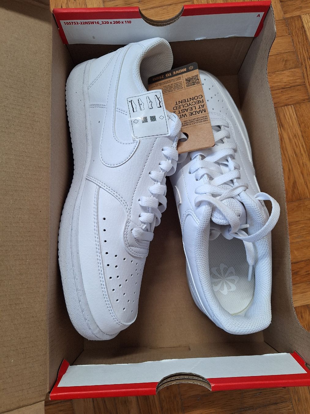Nike Scarpe da uomo: Nike Court Vision Low White 42 – Nuovo e nell'imballaggio originale da Chambésy venduto da gk_specialist 1